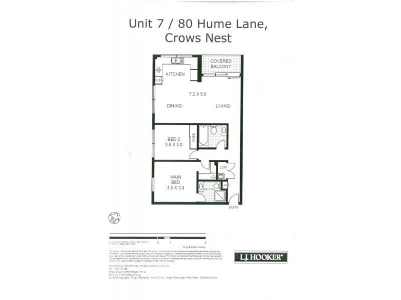 7/80 Hume Lane, Crows Nest NSW 2065 Floorplan