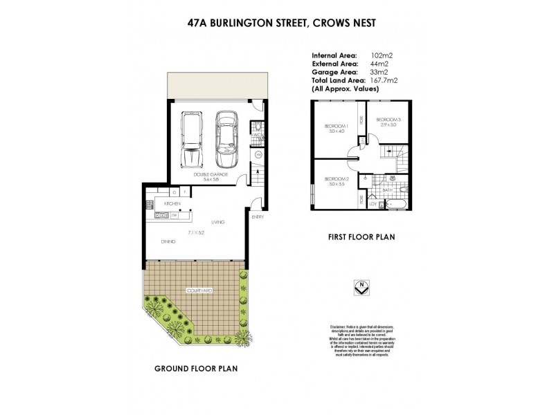 47a Burlington Street, Crows Nest NSW 2065 Floorplan