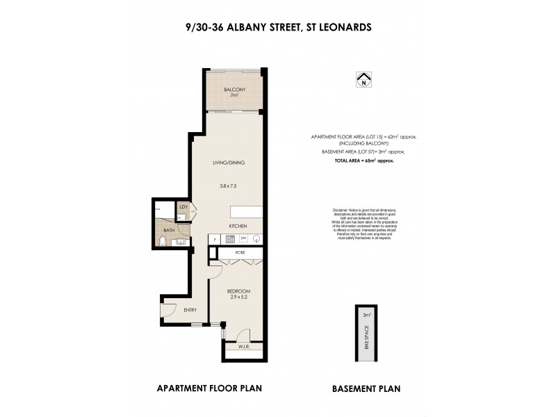 9/30-36 Albany Street, St Leonards NSW 2065 Floorplan