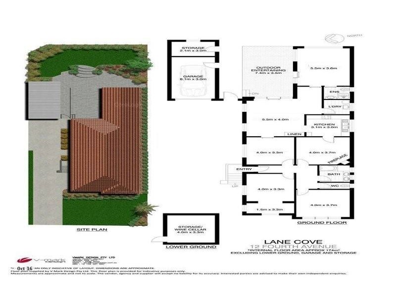 12 Fourth Avenue, Lane Cove NSW 2066 Floorplan