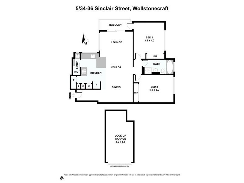 5/34-36 Sinclair Street, Wollstonecraft NSW 2065