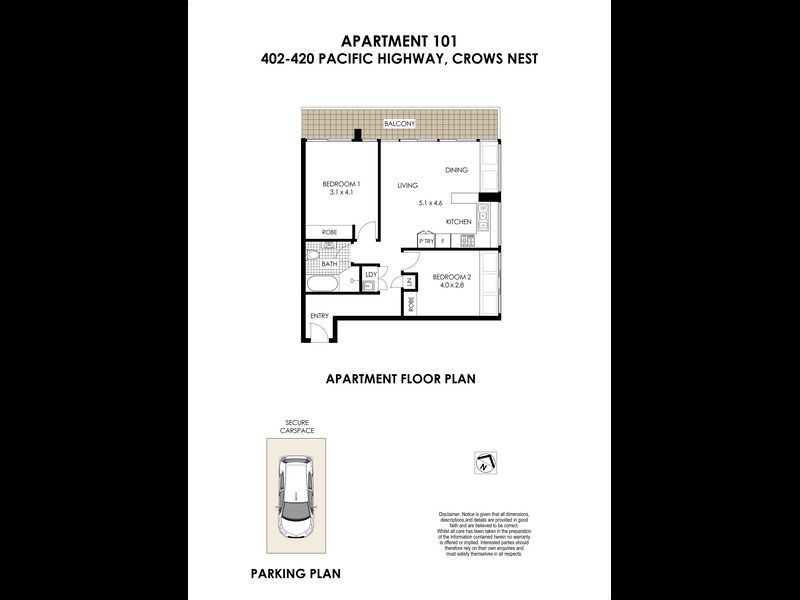 101/402-42 Pacific Highway, Crows Nest NSW 2065