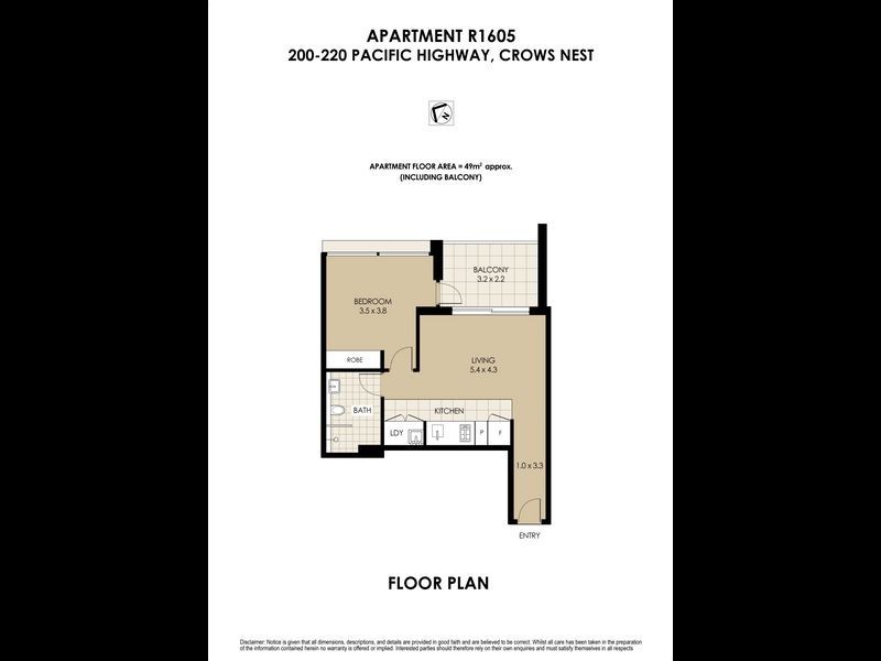 1603/200-220 Pacific Highway, Crows Nest NSW 2065