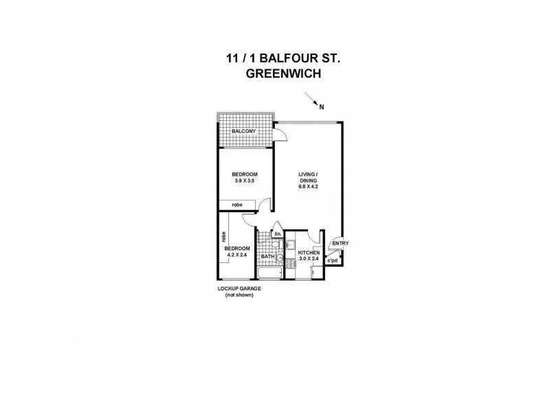 11/1 Balfour Street, Greenwich NSW 2065