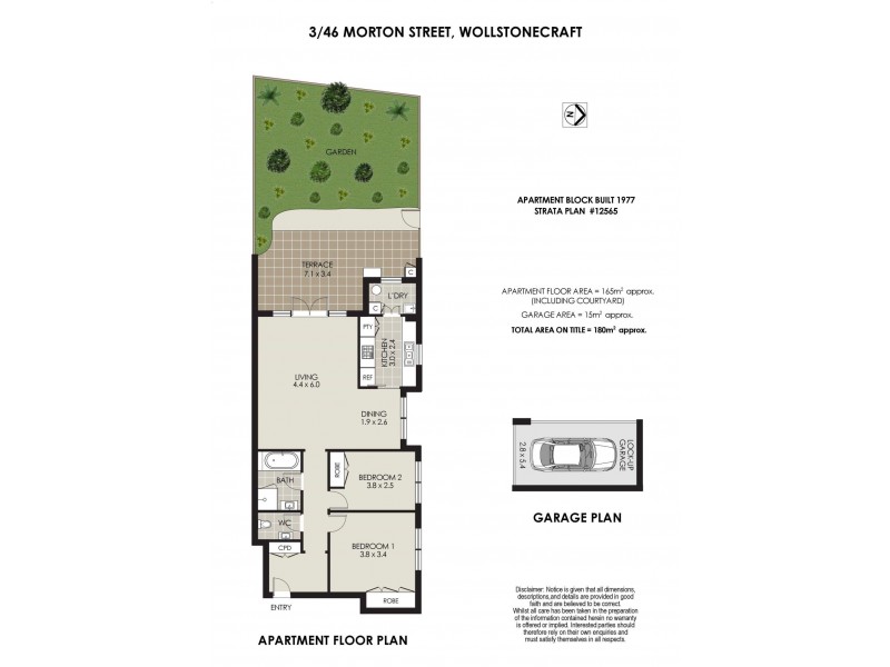 3/46 Morton Street, Wollstonecraft NSW 2065 Floorplan