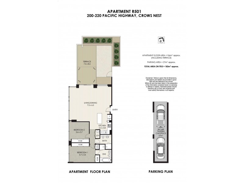 R501/200-220 Pacific Highway, Crows Nest NSW 2065 Floorplan