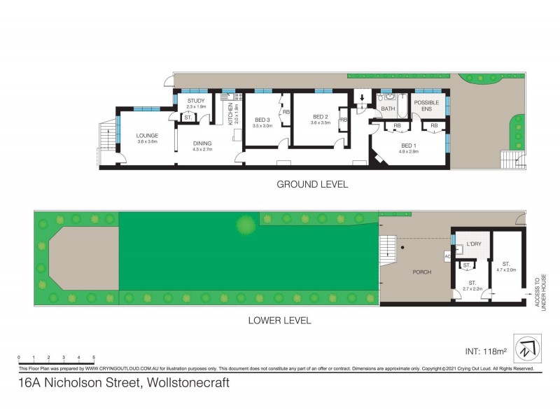 16A Nicholson Street, Wollstonecraft NSW 2065 Floorplan