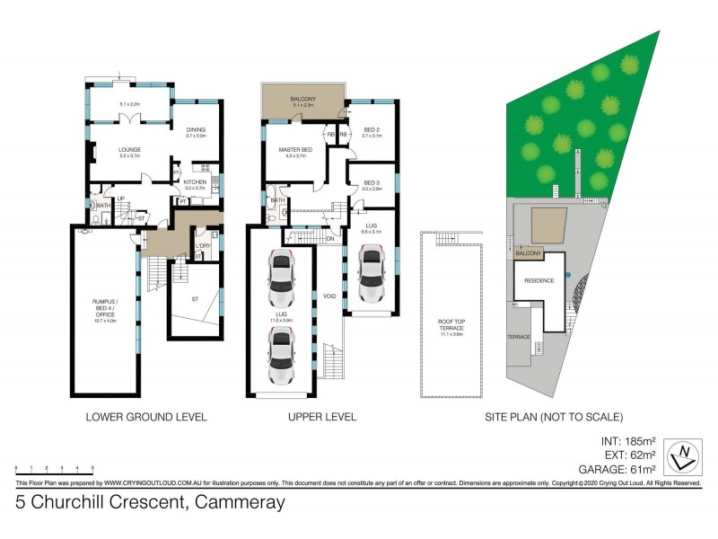 5 Churchill Crescent, Cammeray NSW 2062 Floorplan