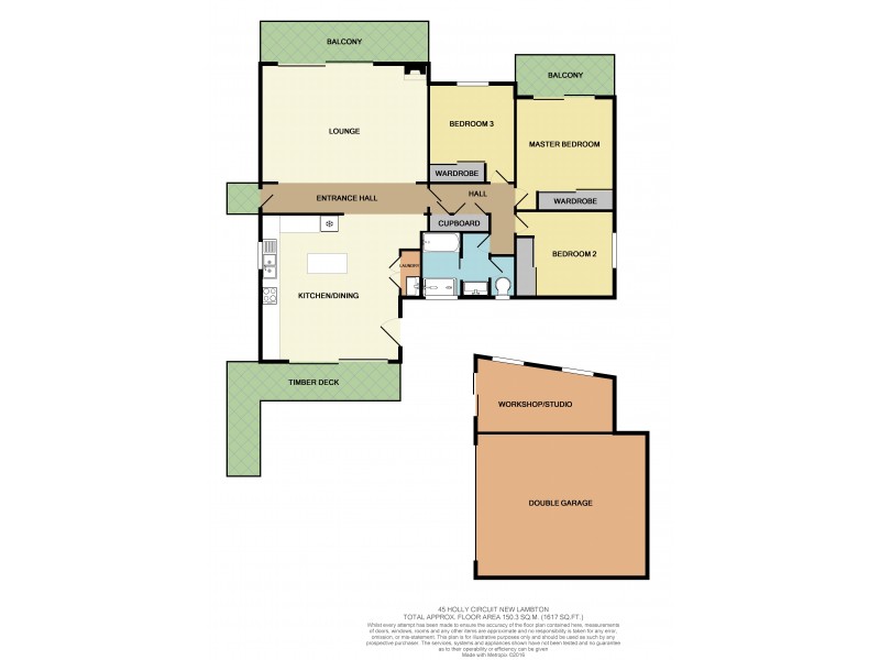 45 Holly Circuit, New Lambton NSW 2305 Floorplan