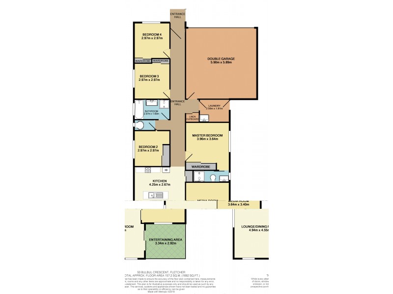 50 Bulbul Crescent, Fletcher NSW 2287 Floorplan