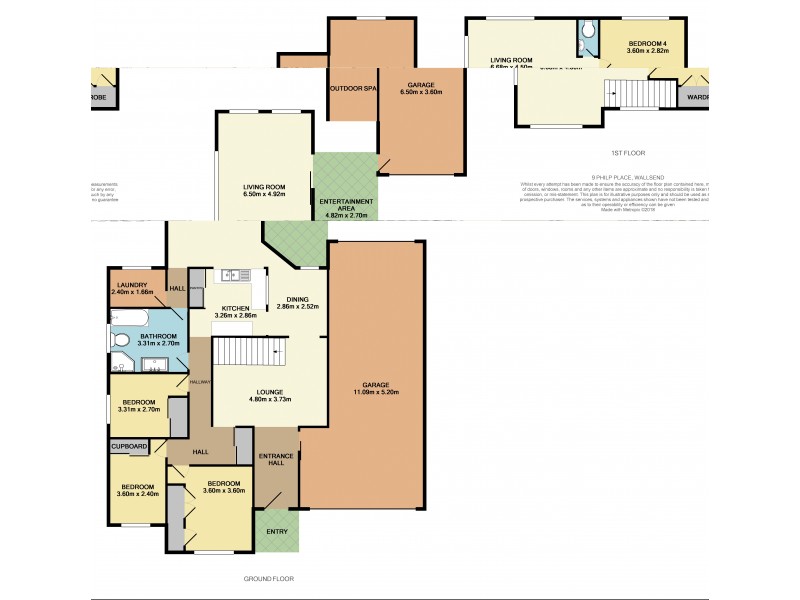 9 Philp Place, Wallsend NSW 2287 Floorplan
