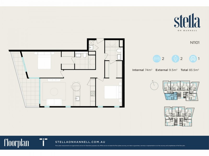 Apartment N1101/38 Hannell Street, Wickham NSW 2293