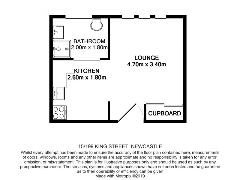 15/199 King Street, Newcastle NSW 2300 Floorplan
