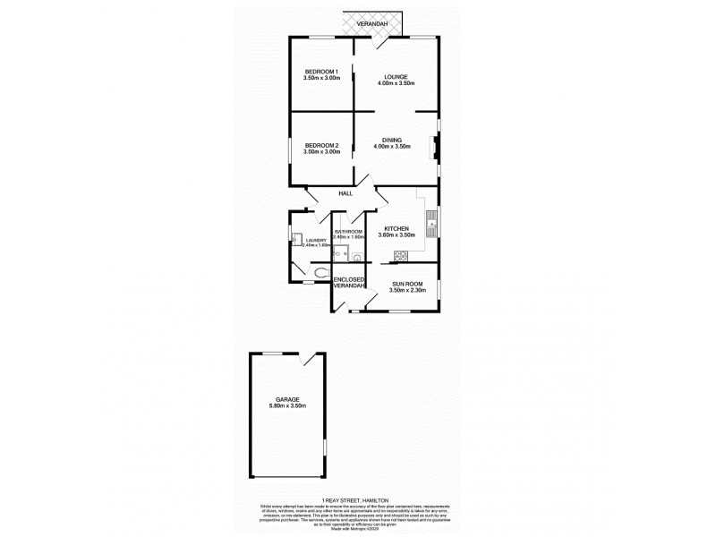 1 Reay Street, Hamilton NSW 2303 Floorplan