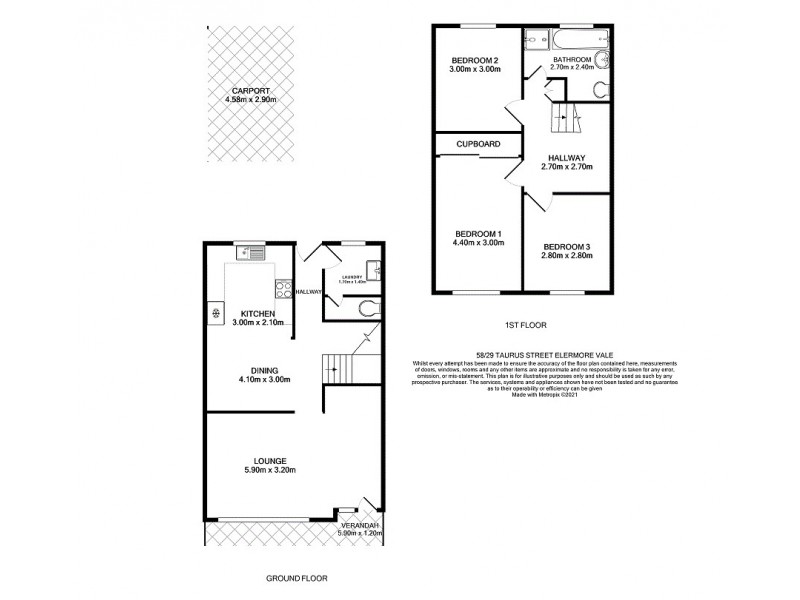 58/29 Taurus Street, Elermore Vale NSW 2287 Floorplan