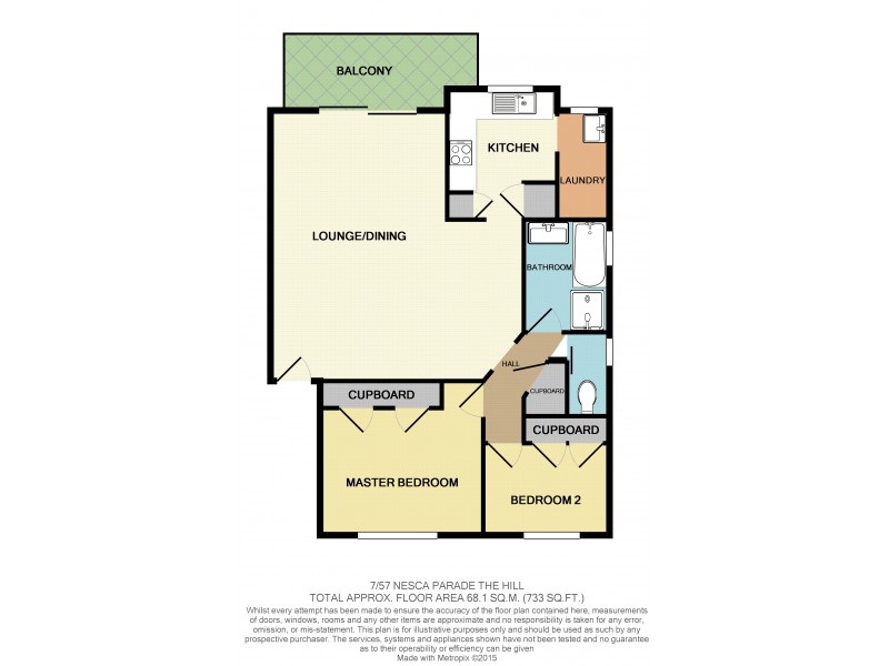 7/57-59 Nesca Parade, The Hill NSW 2300 Floorplan