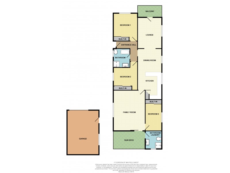 17 Gordon Street, Mayfield West NSW 2304 Floorplan