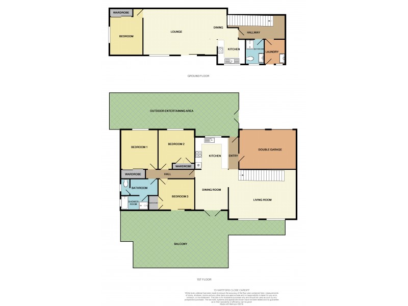 13 Hartford Street, Cardiff NSW 2285 Floorplan