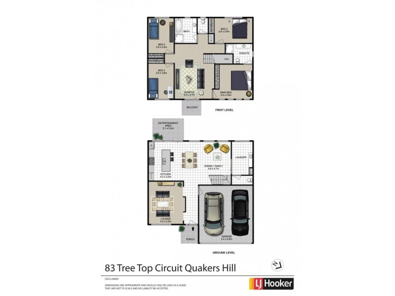 83 Tree Top Circuit, Quakers Hill NSW 2763 Floorplan