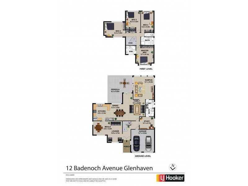 12 Badenoch Avenue, Glenhaven NSW 2156 Floorplan