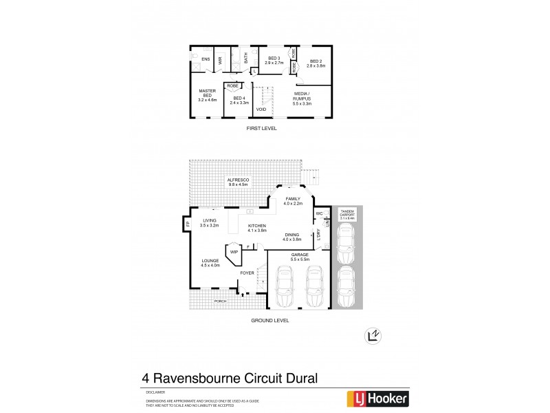 4 Ravensbourne Circuit, Dural NSW 2158 Floorplan