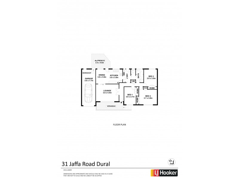 31 Jaffa Road, Dural NSW 2158 Floorplan