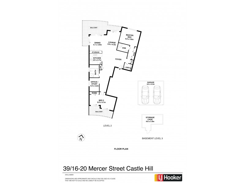 39/16-20 Mercer Street, Castle Hill NSW 2154 Floorplan
