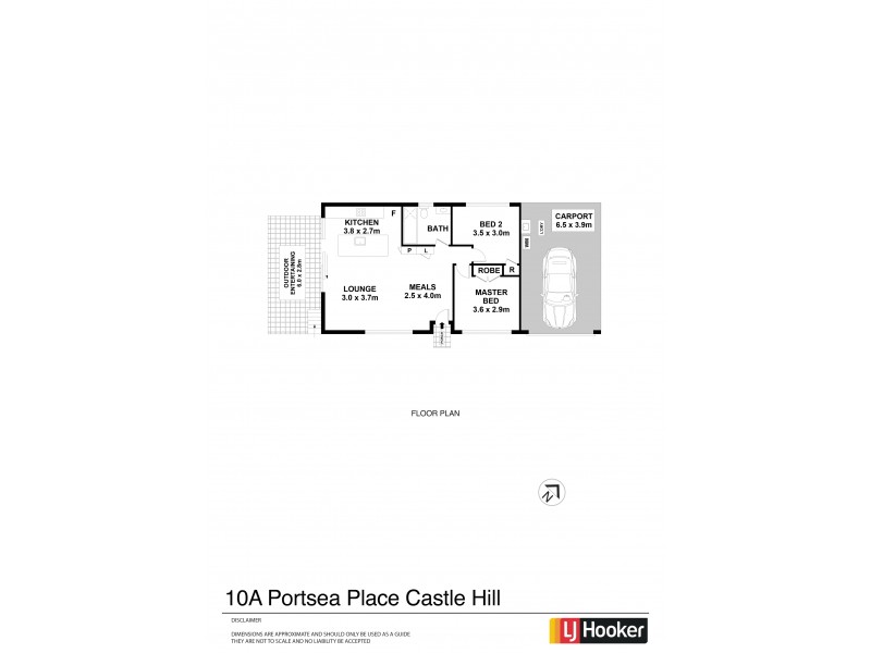 10A Portsea Place, Castle Hill NSW 2154 Floorplan