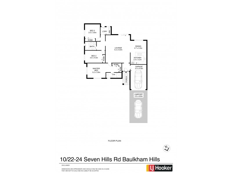 Villa 10/22-24 Seven Hills Road, Baulkham Hills NSW 2153 Floorplan