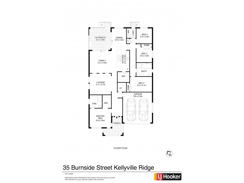 35 Burnside Street, Kellyville Ridge NSW 2155 Floorplan