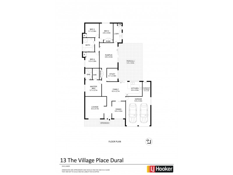 13 The Village Place, Dural NSW 2158 Floorplan