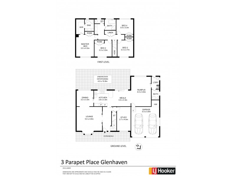 3 Parapet Place, Glenhaven NSW 2156 Floorplan