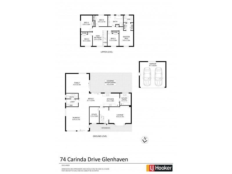 74 Carinda Drive, Glenhaven NSW 2156 Floorplan