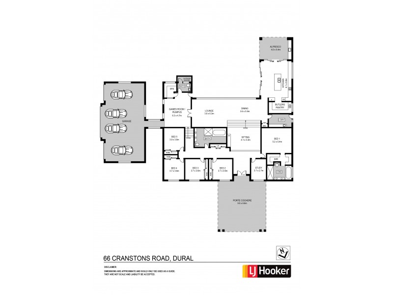 66 Cranstons Road, Dural NSW 2158 Floorplan