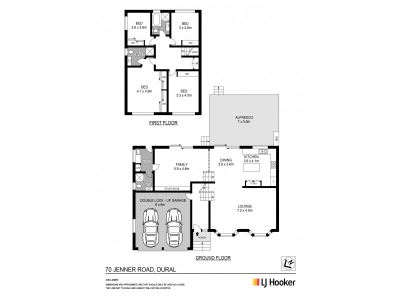 70 Jenner Road, Dural NSW 2158 Floorplan