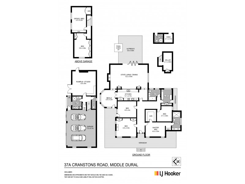 37A Cranstons Road, Middle Dural NSW 2158 Floorplan