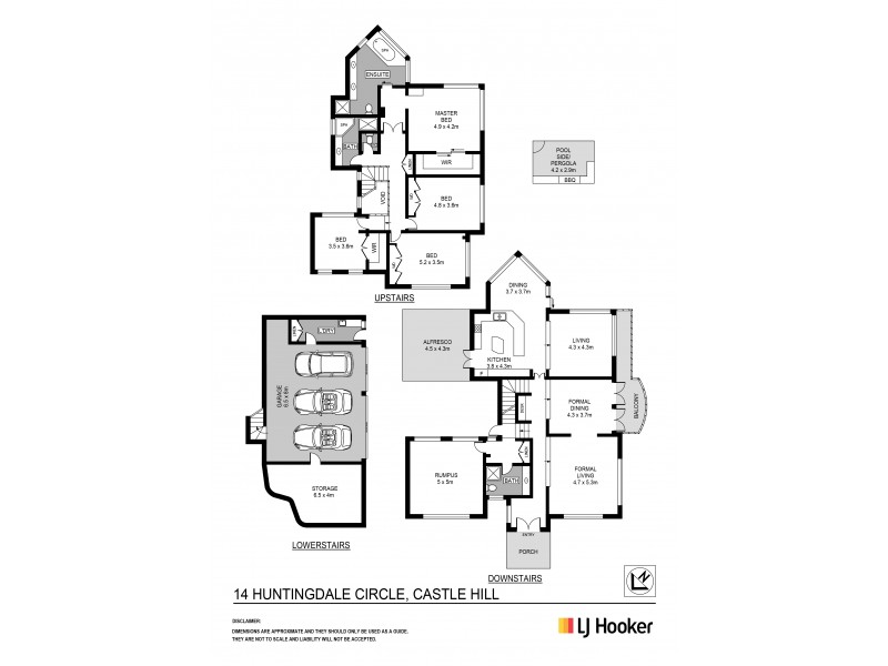 14 Huntingdale Circle, Castle Hill NSW 2154 Floorplan
