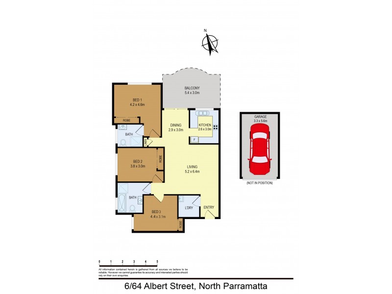 6/64 Albert Street, North Parramatta NSW 2151 Floorplan