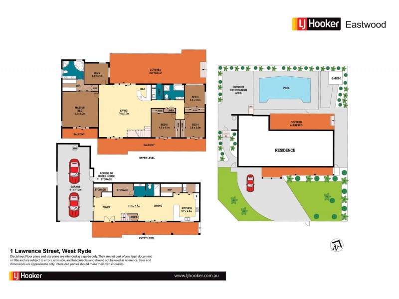 1 Lawrence Street, West Ryde NSW 2114 Floorplan