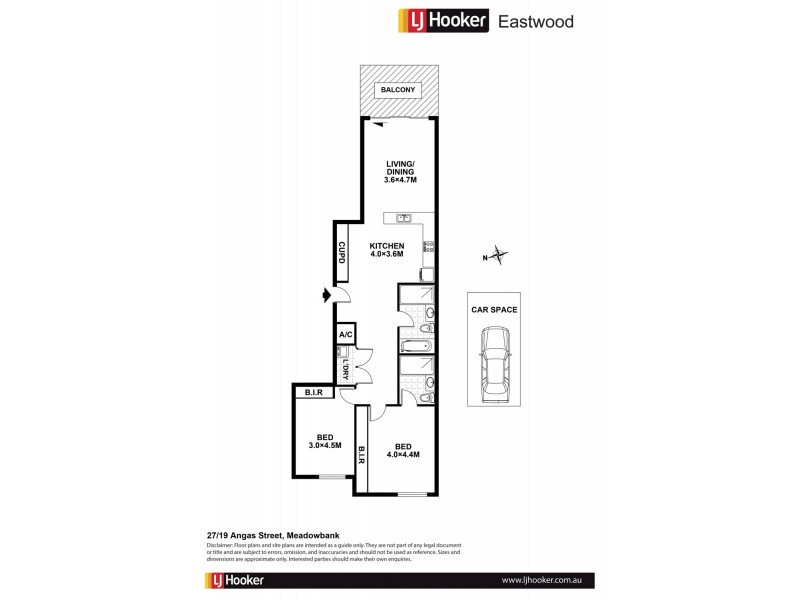 27/19 Angas Street, Meadowbank NSW 2114 Floorplan
