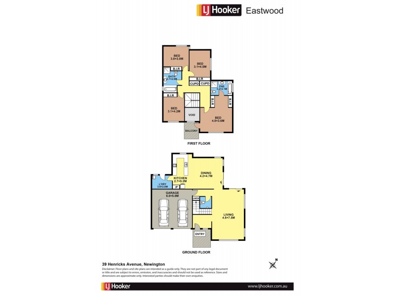 39 Henricks Ave, Newington NSW 2127 Floorplan