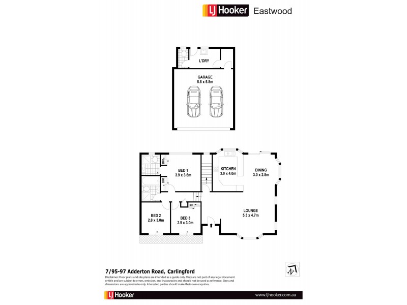 7/95-97 Adderton Road, Telopea NSW 2117 Floorplan