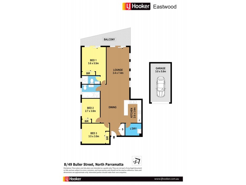 8/49 Buller Street, North Parramatta NSW 2151 Floorplan
