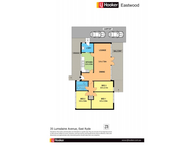 35 Lumsdaine Avenue, East Ryde NSW 2113 Floorplan