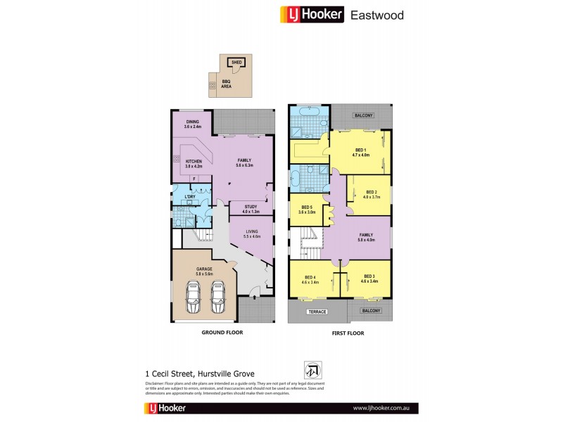 1 Cecil Street, Hurstville Grove NSW 2220 Floorplan