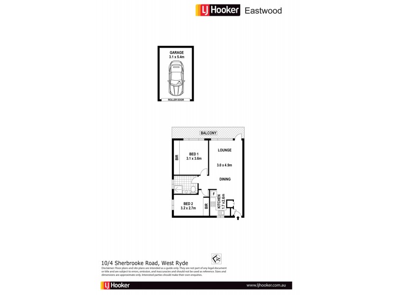 10/4 Sherbrooke Road, West Ryde NSW 2114 Floorplan