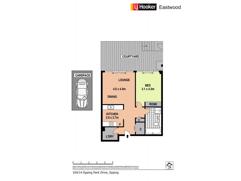 104/14 Epping Park Drive, Epping NSW 2121 Floorplan