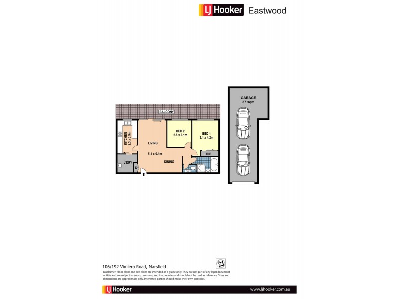 106/192 Vimiera Road, Marsfield NSW 2122 Floorplan