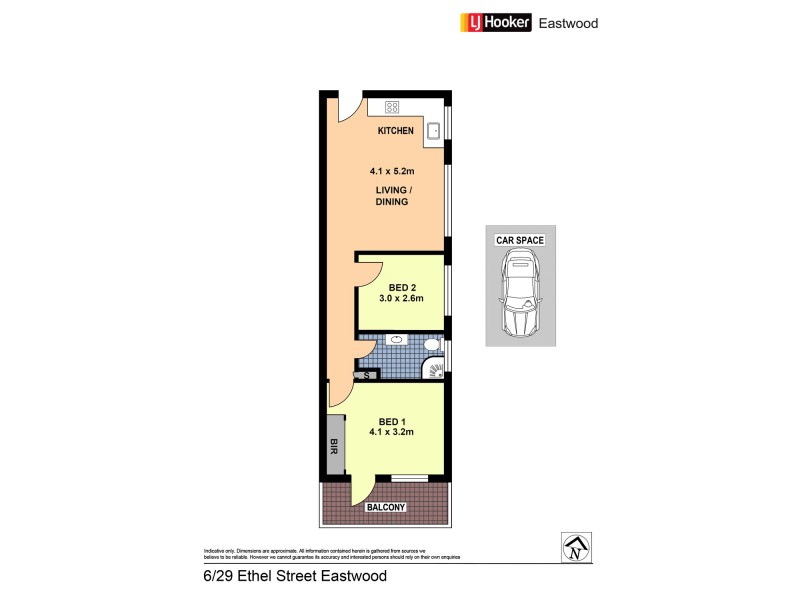 6/29 ETHEL STREET, Eastwood NSW 2122 Floorplan