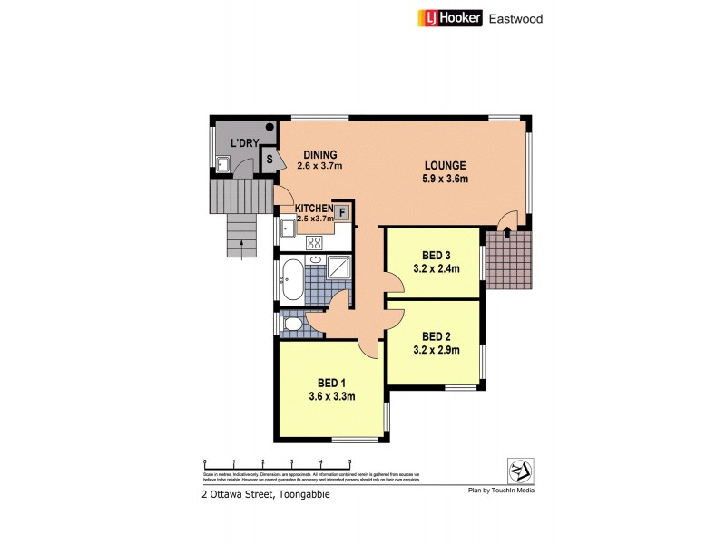 2 Ottawa Street, Toongabbie NSW 2146 Floorplan